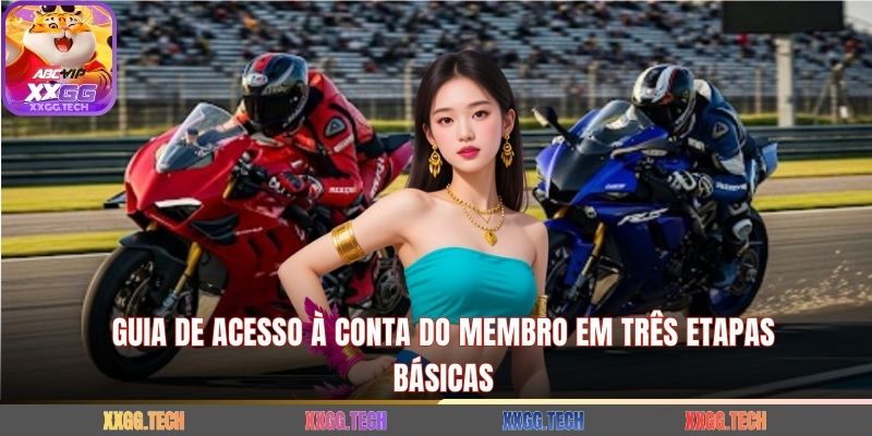 Guia de acesso à conta do membro em três etapas básicas