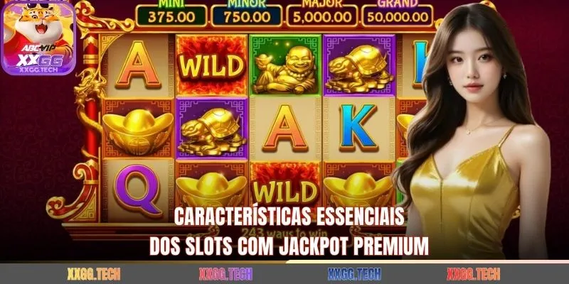 Características essenciais dos slots com jackpot premium