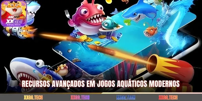 Recursos avançados em jogos aquáticos modernos